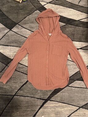 BKE OVERSIZED HOODED LONG SLEEVE